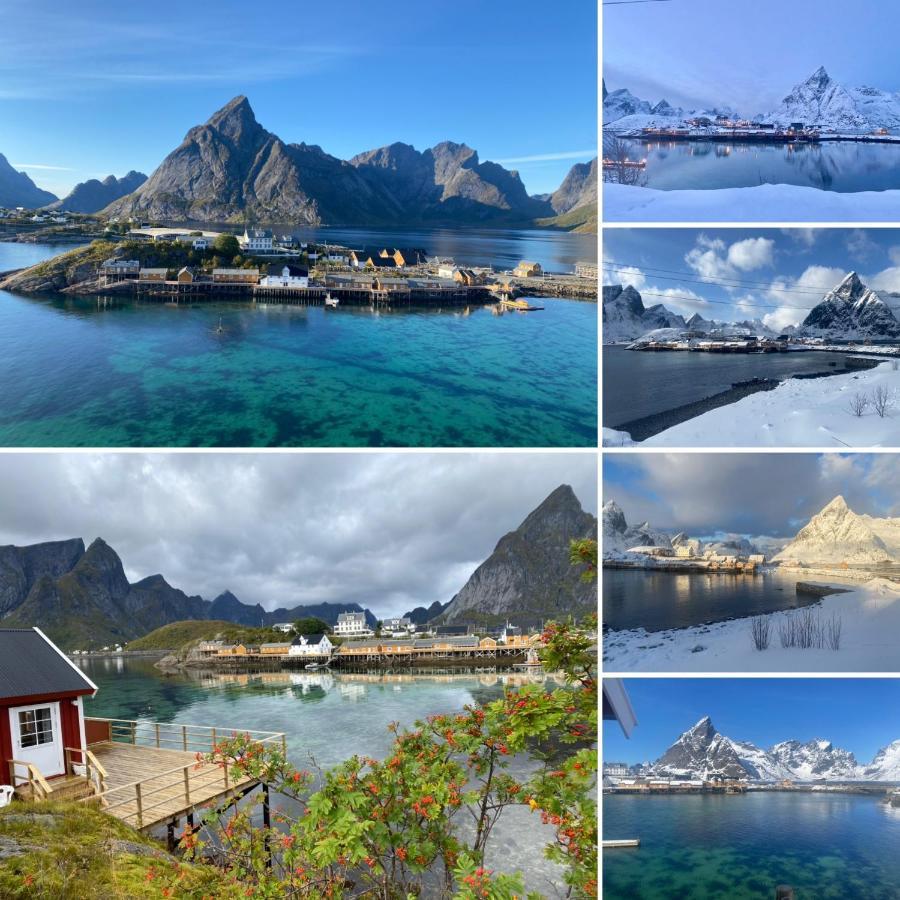 Lofoten Suite Apartments - Rostad Retro Rorbuer ไรเนอ ภายนอก รูปภาพ